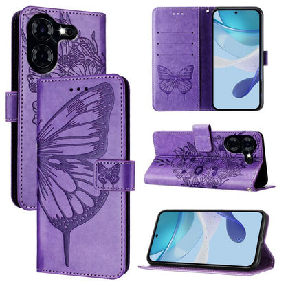 Embossed Butterfly Leather Phone Case, For Tecno Pova Neo 3, For Tecno Pova 5 4G, For Tecno Camon 20 Premier 5G, For Tecno Camon 20 Pro 5G, For Tecno Camon 20 / 20 Pro 4G, For Tecno Spark Go 2023/Pop 7/Pop 7 Pro, For Tecno Spark 9                      ...
