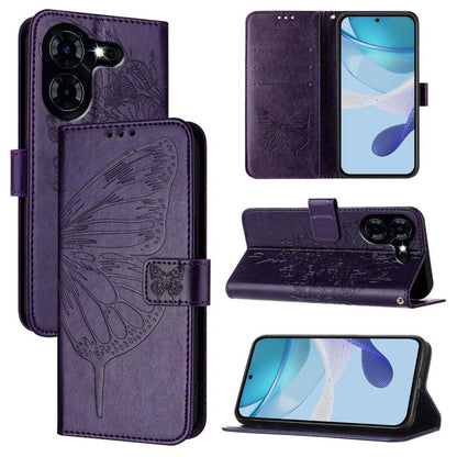 Embossed Butterfly Leather Phone Case, For Tecno Pova Neo 3, For Tecno Pova 5 4G, For Tecno Camon 20 Premier 5G, For Tecno Camon 20 Pro 5G, For Tecno Camon 20 / 20 Pro 4G, For Tecno Spark Go 2023/Pop 7/Pop 7 Pro, For Tecno Spark 9                      ...