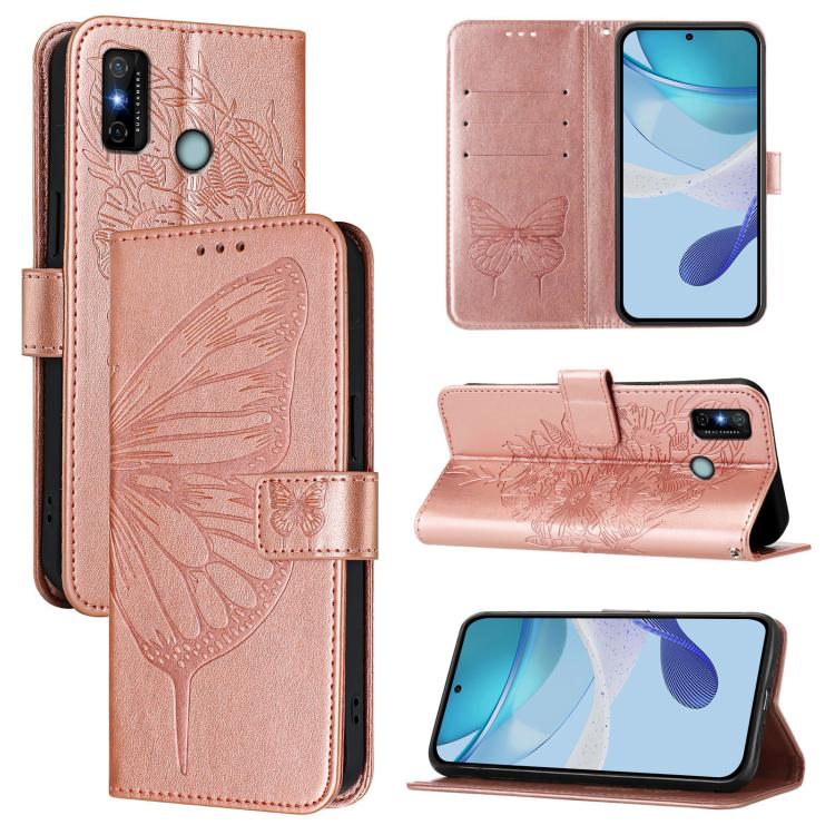 Embossed Butterfly Leather Phone Case, For Tecno Pova Neo 3, For Tecno Pova 5 4G, For Tecno Camon 20 Premier 5G, For Tecno Camon 20 Pro 5G, For Tecno Camon 20 / 20 Pro 4G, For Tecno Spark Go 2023/Pop 7/Pop 7 Pro, For Tecno Spark 9                      ...