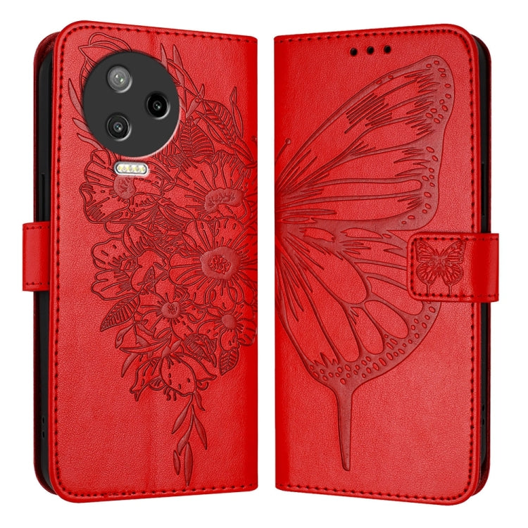 Embossed Butterfly Leather Phone Case, For Infinix Note 30 Pro / Note 30 5G, For Infinix Note 30i, For Infinix Note 30 4G, For Infinix Note 30 VIP, For Infinix Note 12 Pro 4G / Note 12 2023, For Infinix Hot 9 / 9 Pro