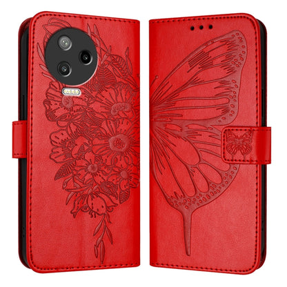 Embossed Butterfly Leather Phone Case, For Infinix Note 30 Pro / Note 30 5G, For Infinix Note 30i, For Infinix Note 30 4G, For Infinix Note 30 VIP, For Infinix Note 12 Pro 4G / Note 12 2023, For Infinix Hot 9 / 9 Pro