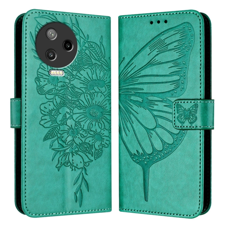 Embossed Butterfly Leather Phone Case, For Infinix Note 30 Pro / Note 30 5G, For Infinix Note 30i, For Infinix Note 30 4G, For Infinix Note 30 VIP, For Infinix Note 12 Pro 4G / Note 12 2023, For Infinix Hot 9 / 9 Pro