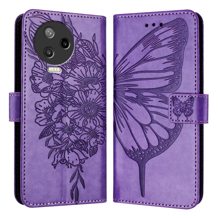 Embossed Butterfly Leather Phone Case, For Infinix Note 30 Pro / Note 30 5G, For Infinix Note 30i, For Infinix Note 30 4G, For Infinix Note 30 VIP, For Infinix Note 12 Pro 4G / Note 12 2023, For Infinix Hot 9 / 9 Pro