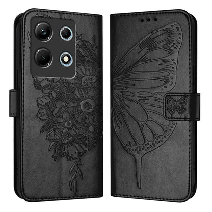 Embossed Butterfly Leather Phone Case, For Infinix Note 30 Pro / Note 30 5G, For Infinix Note 30i, For Infinix Note 30 4G, For Infinix Note 30 VIP, For Infinix Note 12 Pro 4G / Note 12 2023, For Infinix Hot 9 / 9 Pro