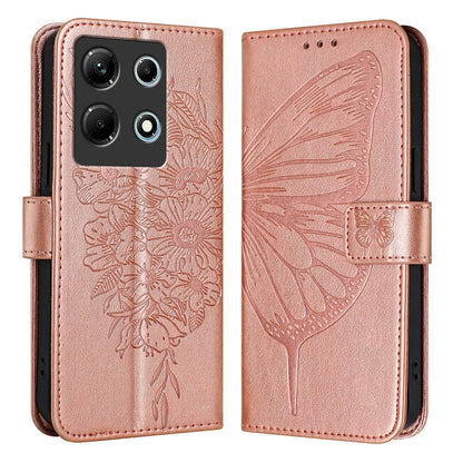 Embossed Butterfly Leather Phone Case, For Infinix Note 30 Pro / Note 30 5G, For Infinix Note 30i, For Infinix Note 30 4G, For Infinix Note 30 VIP, For Infinix Note 12 Pro 4G / Note 12 2023, For Infinix Hot 9 / 9 Pro