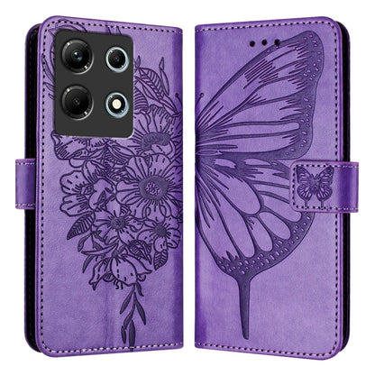 Embossed Butterfly Leather Phone Case, For Infinix Note 30 Pro / Note 30 5G, For Infinix Note 30i, For Infinix Note 30 4G, For Infinix Note 30 VIP, For Infinix Note 12 Pro 4G / Note 12 2023, For Infinix Hot 9 / 9 Pro