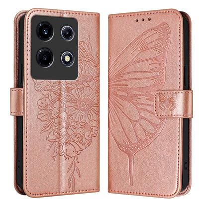 Embossed Butterfly Leather Phone Case, For Infinix Note 30 Pro / Note 30 5G, For Infinix Note 30i, For Infinix Note 30 4G, For Infinix Note 30 VIP, For Infinix Note 12 Pro 4G / Note 12 2023, For Infinix Hot 9 / 9 Pro