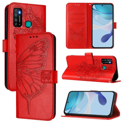 Embossed Butterfly Leather Phone Case, For Infinix Note 30 Pro / Note 30 5G, For Infinix Note 30i, For Infinix Note 30 4G, For Infinix Note 30 VIP, For Infinix Note 12 Pro 4G / Note 12 2023, For Infinix Hot 9 / 9 Pro