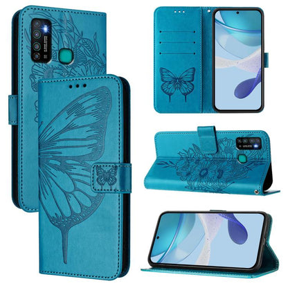 Embossed Butterfly Leather Phone Case, For Infinix Note 30 Pro / Note 30 5G, For Infinix Note 30i, For Infinix Note 30 4G, For Infinix Note 30 VIP, For Infinix Note 12 Pro 4G / Note 12 2023, For Infinix Hot 9 / 9 Pro