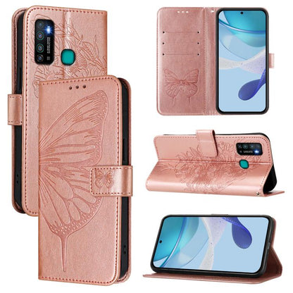 Embossed Butterfly Leather Phone Case, For Infinix Note 30 Pro / Note 30 5G, For Infinix Note 30i, For Infinix Note 30 4G, For Infinix Note 30 VIP, For Infinix Note 12 Pro 4G / Note 12 2023, For Infinix Hot 9 / 9 Pro