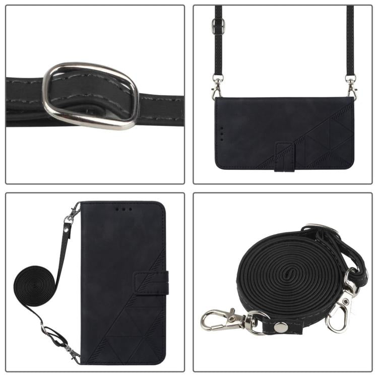 Crossbody 3D Embossed Flip Leather Phone Case, For Sharp Aquos wish6, For Sharp Aquos R11, For Sharp Aquos Sense10, For Sharp Basio Active3, For Sharp Aquos Sense9 Plus, For Sharp Aquos Sense9, For Sharp Aquos R9 Pro / SH-54E, For Sharp Aquos Wish4    ...