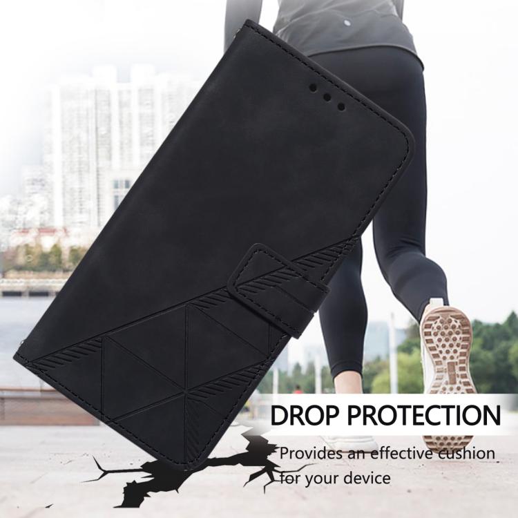 Crossbody 3D Embossed Flip Leather Phone Case, For Sharp Aquos wish6, For Sharp Aquos R11, For Sharp Aquos Sense10, For Sharp Basio Active3, For Sharp Aquos Sense9 Plus, For Sharp Aquos Sense9, For Sharp Aquos R9 Pro / SH-54E, For Sharp Aquos Wish4    ...