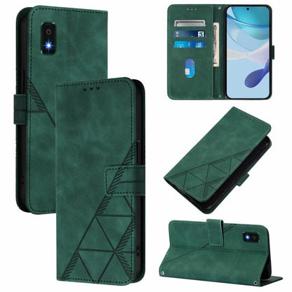 Crossbody 3D Embossed Flip Leather Phone Case, For Sharp Aquos wish6, For Sharp Aquos R11, For Sharp Aquos Sense10, For Sharp Basio Active3, For Sharp Aquos Sense9 Plus, For Sharp Aquos Sense9, For Sharp Aquos R9 Pro / SH-54E, For Sharp Aquos Wish4    ...