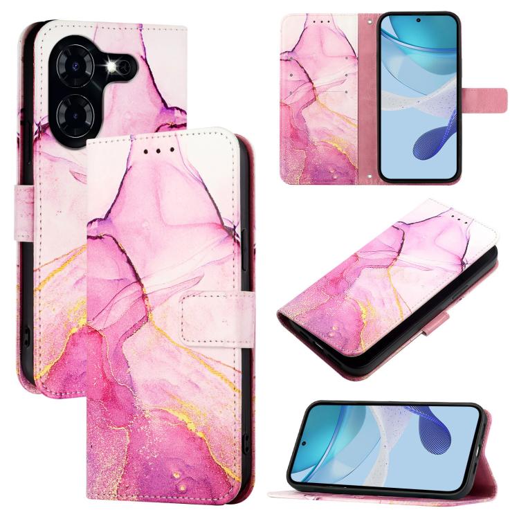 PT003 Marble Pattern Flip Leather Phone Case, For Tecno Spark 30 5G / Pova 6 Neo 5G, For Tecno Pop 6C / Itel A18, For Tecno Spark 10 Pro Magic, For Tecno Camon 30 Premier 5G, For Tecno Pova 6 Neo, For Tecno Pova 6 5G, For Tecno Pova 6 4G               ...