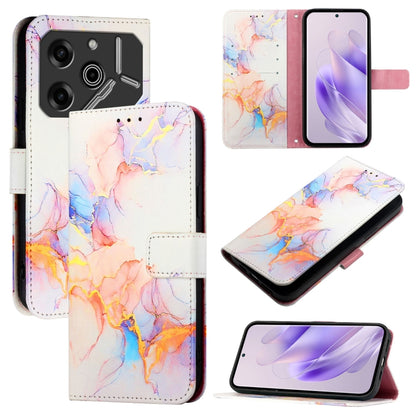 PT003 Marble Pattern Flip Leather Phone Case, For Tecno Spark 30 5G / Pova 6 Neo 5G, For Tecno Pop 6C / Itel A18, For Tecno Spark 10 Pro Magic, For Tecno Camon 30 Premier 5G, For Tecno Pova 6 Neo, For Tecno Pova 6 5G, For Tecno Pova 6 4G               ...