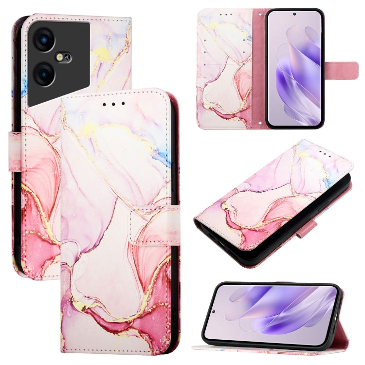 PT003 Marble Pattern Flip Leather Phone Case, For Tecno Spark 30 5G / Pova 6 Neo 5G, For Tecno Pop 6C / Itel A18, For Tecno Spark 10 Pro Magic, For Tecno Camon 30 Premier 5G, For Tecno Pova 6 Neo, For Tecno Pova 6 5G, For Tecno Pova 6 4G               ...