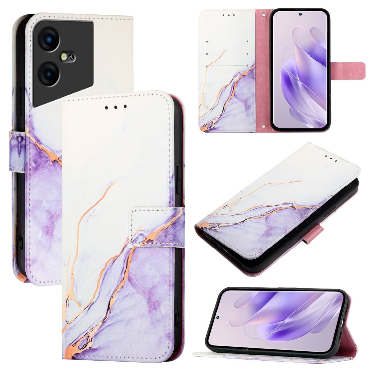 PT003 Marble Pattern Flip Leather Phone Case, For Tecno Spark 30 5G / Pova 6 Neo 5G, For Tecno Pop 6C / Itel A18, For Tecno Spark 10 Pro Magic, For Tecno Camon 30 Premier 5G, For Tecno Pova 6 Neo, For Tecno Pova 6 5G, For Tecno Pova 6 4G               ...