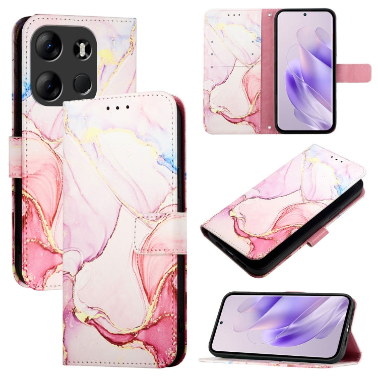 PT003 Marble Pattern Flip Leather Phone Case, For Tecno Camon 20 / 20 Pro 4G, For Tecno Pop 7 / Pop 7 Pro, For Tecno Spark Go 2023, For Tecno Spark 10 5G, For Tecno Spark 10C, For Tecno Spark 10 4G, For Tecno Spark 10 Pro