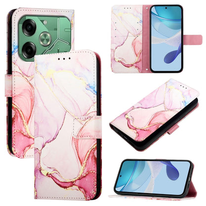 PT003 Marble Pattern Flip Leather Phone Case, For Tecno Spark 30 5G / Pova 6 Neo 5G, For Tecno Pop 6C / Itel A18, For Tecno Spark 10 Pro Magic, For Tecno Camon 30 Premier 5G, For Tecno Pova 6 Neo, For Tecno Pova 6 5G, For Tecno Pova 6 4G               ...