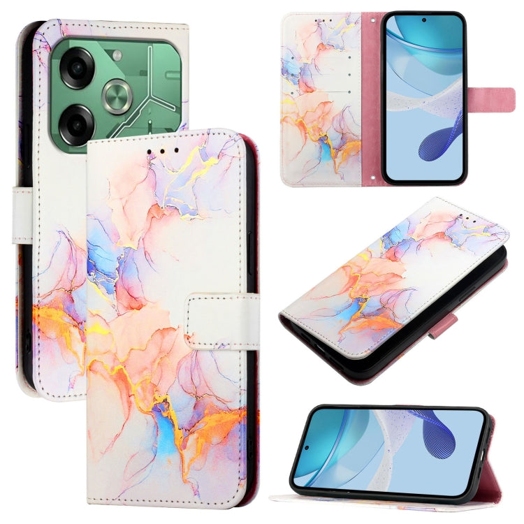 PT003 Marble Pattern Flip Leather Phone Case, For Tecno Spark 30 5G / Pova 6 Neo 5G, For Tecno Pop 6C / Itel A18, For Tecno Spark 10 Pro Magic, For Tecno Camon 30 Premier 5G, For Tecno Pova 6 Neo, For Tecno Pova 6 5G, For Tecno Pova 6 4G               ...