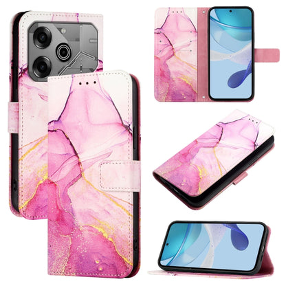 PT003 Marble Pattern Flip Leather Phone Case, For Tecno Spark 30 5G / Pova 6 Neo 5G, For Tecno Pop 6C / Itel A18, For Tecno Spark 10 Pro Magic, For Tecno Camon 30 Premier 5G, For Tecno Pova 6 Neo, For Tecno Pova 6 5G, For Tecno Pova 6 4G               ...
