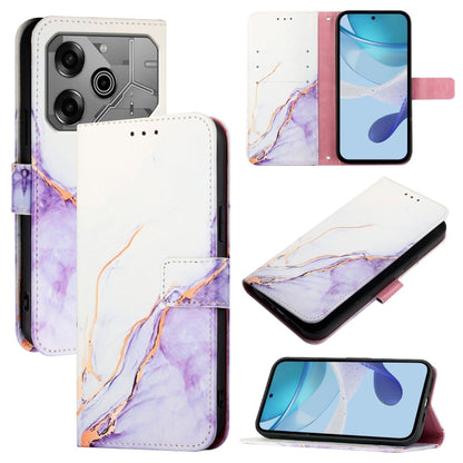 PT003 Marble Pattern Flip Leather Phone Case, For Tecno Spark 30 5G / Pova 6 Neo 5G, For Tecno Pop 6C / Itel A18, For Tecno Spark 10 Pro Magic, For Tecno Camon 30 Premier 5G, For Tecno Pova 6 Neo, For Tecno Pova 6 5G, For Tecno Pova 6 4G               ...