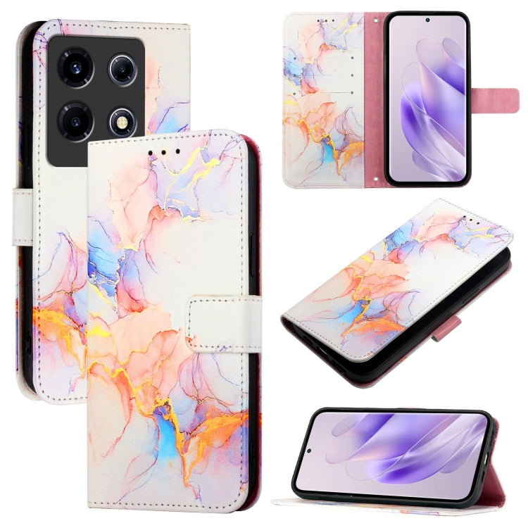 PT003 Marble Pattern Flip Leather Phone Case, For Infinix Hot 50 Pro+ 4G, For Infinix Smart 8 Plus / 8 Pro, For Infinix GT 20 Pro X6871, For Infinix Note 40 Pro 4G, For Infinix Note 40 Pro 5G, For Infinix Note 40 4G, For Infinix Note 40 5G             ...