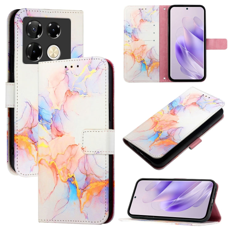 PT003 Marble Pattern Flip Leather Phone Case, For Infinix Hot 50 Pro+ 4G, For Infinix Smart 8 Plus / 8 Pro, For Infinix GT 20 Pro X6871, For Infinix Note 40 Pro 4G, For Infinix Note 40 Pro 5G, For Infinix Note 40 4G, For Infinix Note 40 5G             ...
