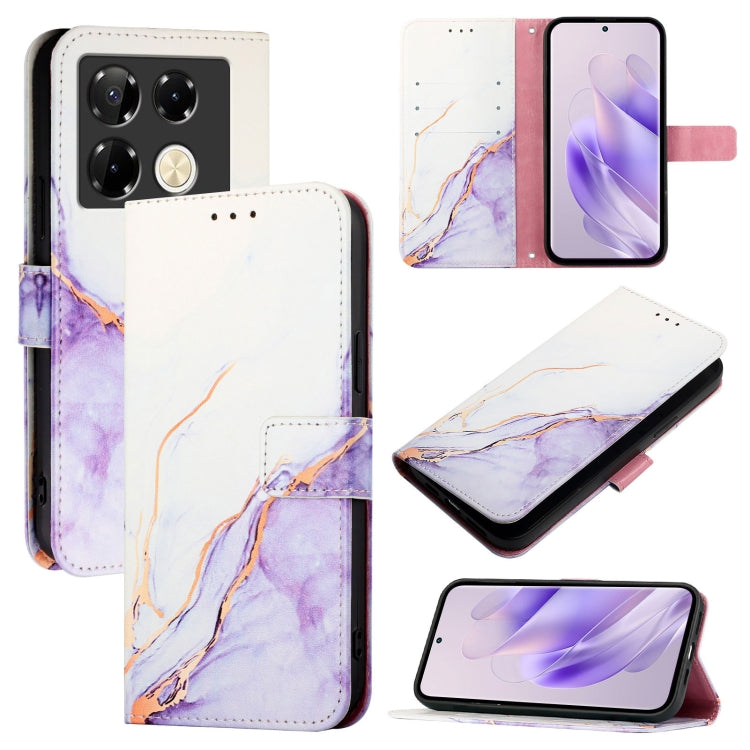 PT003 Marble Pattern Flip Leather Phone Case, For Infinix Hot 50 Pro+ 4G, For Infinix Smart 8 Plus / 8 Pro, For Infinix GT 20 Pro X6871, For Infinix Note 40 Pro 4G, For Infinix Note 40 Pro 5G, For Infinix Note 40 4G, For Infinix Note 40 5G             ...