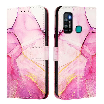 PT003 Marble Pattern Flip Leather Phone Case, For Infinix Hot 90 / 90 Pro