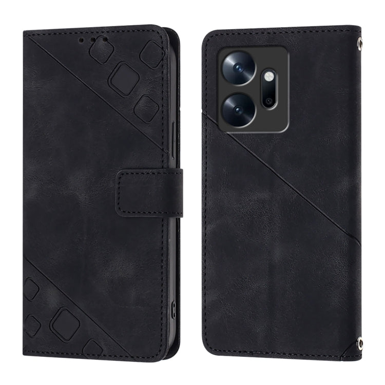 Skin Feel Embossed Leather Phone Case, For Infinix Zero 20, For Infinix Hot 9 / Hot 9 Pro