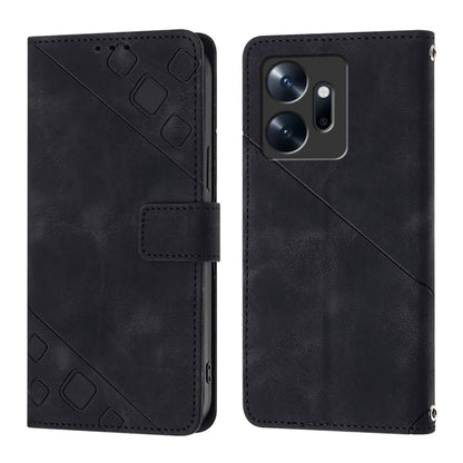 Skin Feel Embossed Leather Phone Case, For Infinix Zero 20, For Infinix Hot 9 / Hot 9 Pro