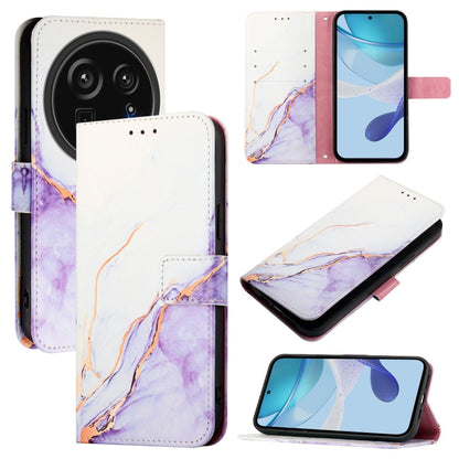PT003 Marble Pattern Flip Leather Phone Case, For Sharp Aquos wish6, For Sharp Aquos R11, For Sharp Aquos Sense10, For Sharp Basio Active3, For Sharp Aquos Sense9 Plus, For Sharp Aquos Sense9, For Sharp Aquos R9 Pro SH-54E, For Sharp Aquos Wish 4 SH-52...