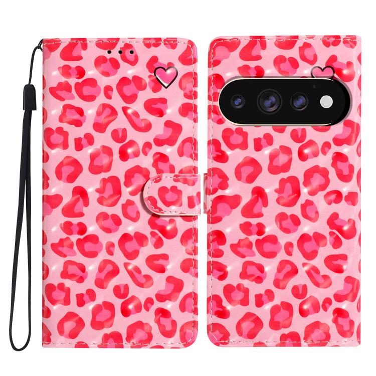 3D Pattern Leather Phone Case, For Google Pixel 11a, For Google Pixel 11 Pro XL, For Google Pixel 11 / 11 Pro, For Google Pixel 9A, For Google Pixel 9 Pro XL, For Google Pixel 9 / 9 Pro, For Google Pixel 8A