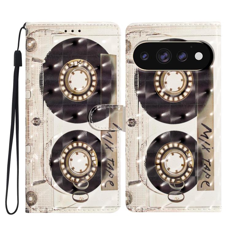 3D Pattern Leather Phone Case, For Google Pixel 11a, For Google Pixel 11 Pro XL, For Google Pixel 11 / 11 Pro, For Google Pixel 9A, For Google Pixel 9 Pro XL, For Google Pixel 9 / 9 Pro, For Google Pixel 8A