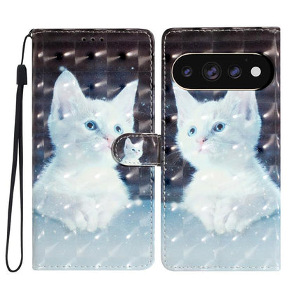 3D Pattern Leather Phone Case, For Google Pixel 11a, For Google Pixel 11 Pro XL, For Google Pixel 11 / 11 Pro, For Google Pixel 9A, For Google Pixel 9 Pro XL, For Google Pixel 9 / 9 Pro, For Google Pixel 8A