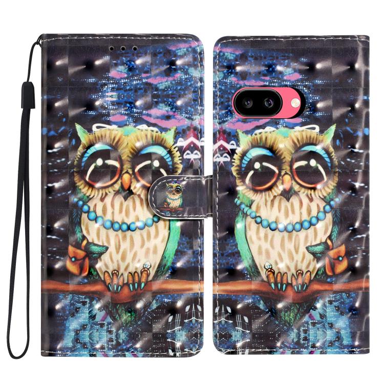 3D Pattern Leather Phone Case, For Google Pixel 11a, For Google Pixel 11 Pro XL, For Google Pixel 11 / 11 Pro, For Google Pixel 9A, For Google Pixel 9 Pro XL, For Google Pixel 9 / 9 Pro, For Google Pixel 8A