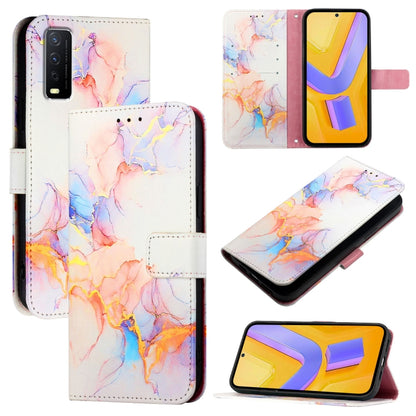 PT003 Marble Pattern Flip Leather Phone Case, For vivo Y30 4G Global, For vivo Y19 / U3 / Y5s / Z5i / U20, For vivo Y27 4G Global