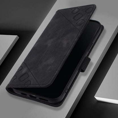 Skin Feel Embossed Leather Phone Case, For HTC U24 Pro