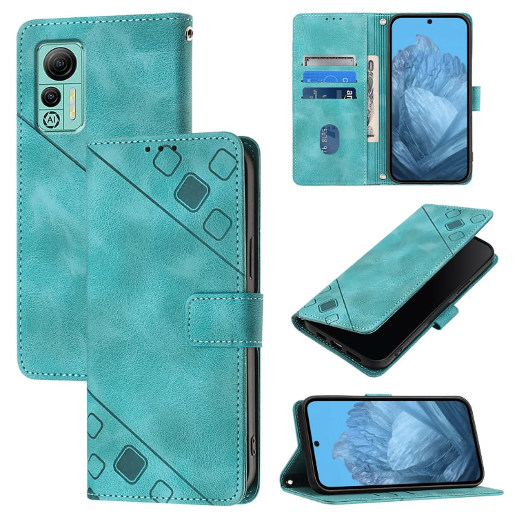 Skin Feel Embossed Leather Phone Case, For Ulefone Note 14