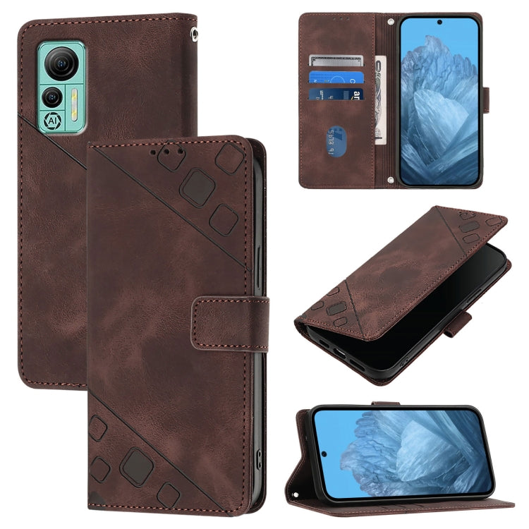 Skin Feel Embossed Leather Phone Case, For Ulefone Note 14