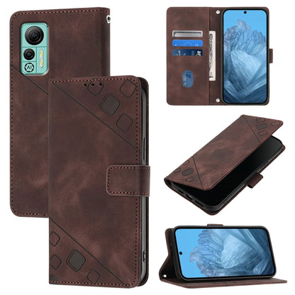 Skin Feel Embossed Leather Phone Case, For Ulefone Note 14