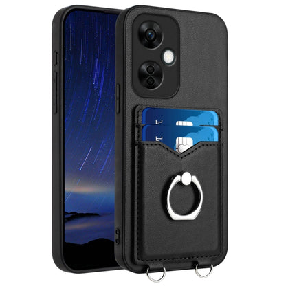 R20 Ring Card Holder Phone Case, For OnePlus 13T, For OnePlus Ace 5 / Ace 5 Pro, For OnePlus Nord CE4 / OPPO K12 5G, For OnePlus Nord CE3 Lite