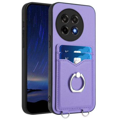 R20 Ring Card Holder Phone Case, For OnePlus 13T, For OnePlus Ace 5 / Ace 5 Pro, For OnePlus Nord CE4 / OPPO K12 5G, For OnePlus Nord CE3 Lite