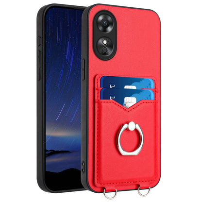 R20 Ring Card Holder Phone Case, For OPPO Reno10 Pro 5G Global, For OPPO A78 4G Global, For OPPO A17 Global, For OPPO A79 5G Global