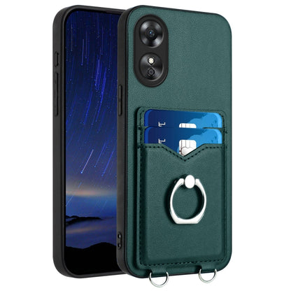 R20 Ring Card Holder Phone Case, For OPPO Reno10 Pro 5G Global, For OPPO A78 4G Global, For OPPO A17 Global, For OPPO A79 5G Global