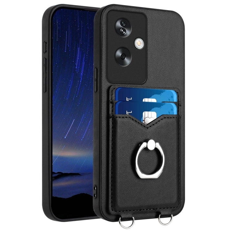 R20 Ring Card Holder Phone Case, For OPPO Reno10 Pro 5G Global, For OPPO A78 4G Global, For OPPO A17 Global, For OPPO A79 5G Global
