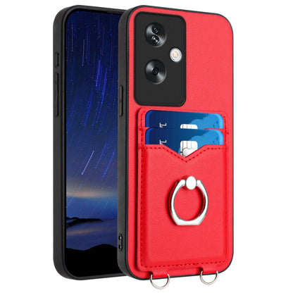 R20 Ring Card Holder Phone Case, For OPPO Reno10 Pro 5G Global, For OPPO A78 4G Global, For OPPO A17 Global, For OPPO A79 5G Global