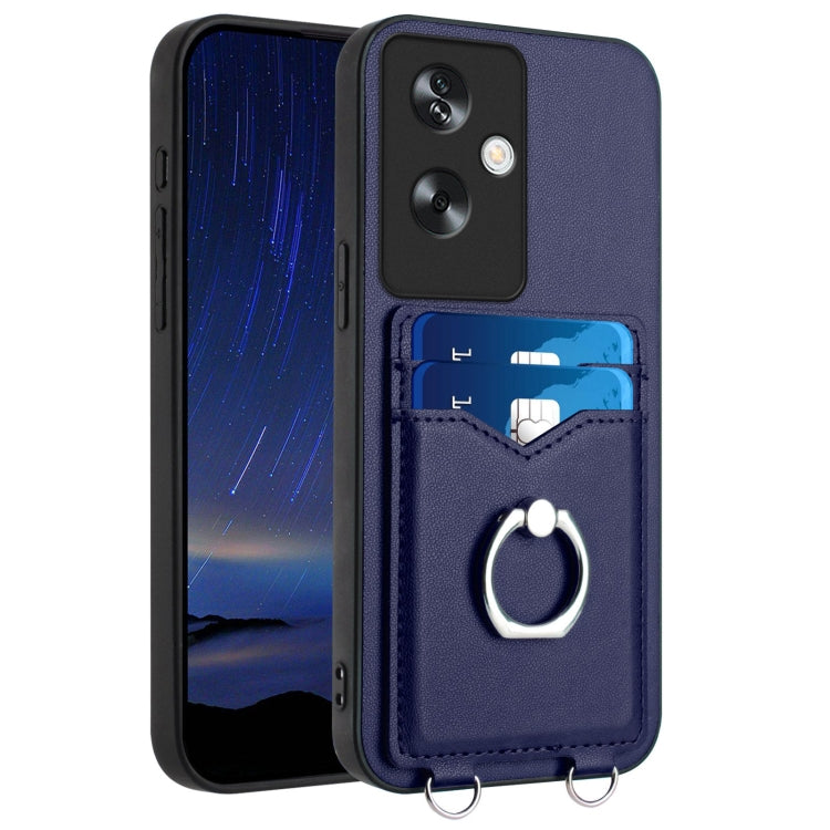 R20 Ring Card Holder Phone Case, For OPPO Reno10 Pro 5G Global, For OPPO A78 4G Global, For OPPO A17 Global, For OPPO A79 5G Global