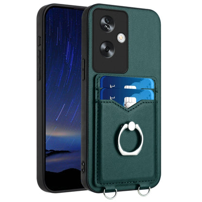 R20 Ring Card Holder Phone Case, For OPPO Reno10 Pro 5G Global, For OPPO A78 4G Global, For OPPO A17 Global, For OPPO A79 5G Global
